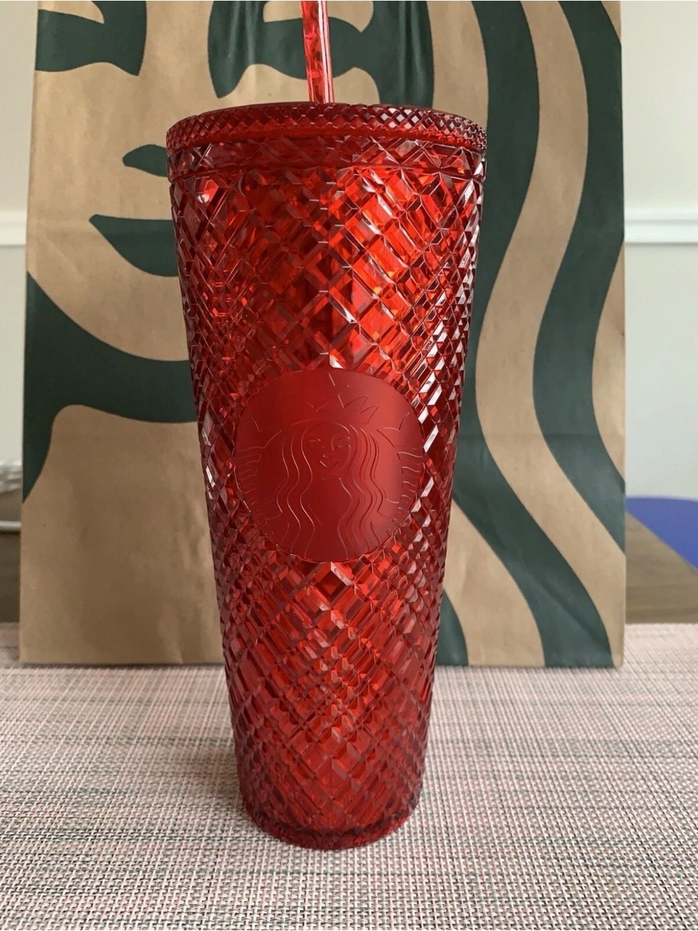 Starbucks Christmas 2021 Jeweled Tumbler  24oz. - Red